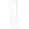 Подвесной светильник MAYTONI CLOCHES MOD113PL-01W