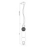 Подвесной светильник MAYTONI COLLAR P069PL-L35CH3K