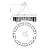 Подвесной светильник MAYTONI COLLINE MOD083PL-09CH