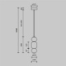 Подвесной светильник MAYTONI DROP MOD273PL-L16G3K