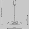 Подвесной светильник MAYTONI EL MOD041PL-L15B3K1