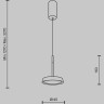 Подвесной светильник MAYTONI EL MOD041PL-L15G3K