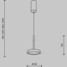 Подвесной светильник MAYTONI EL MOD041PL-L15TR3K