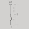 Подвесной светильник MAYTONI FORESIGHT MOD347PL-L8BS3K