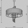 Подвесной светильник MAYTONI FRAME MOD174PL-06G