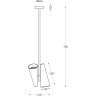 Подвесной светильник MAYTONI GIRO MOD095PL-02W