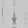 Подвесной светильник MAYTONI LEVEL MOD253PL-L18BS3K3