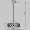 Подвесной светильник MAYTONI LINK MOD357PL-L40BS3K