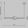 Подвесной светильник MAYTONI LOOP MOD290PL-L23BS3K