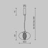 Подвесной светильник MAYTONI MEMETICS MOD406PL-L8B3K