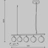 Подвесной светильник MAYTONI MIND MOD299PL-L48BC3K