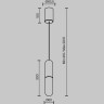 Подвесной светильник MAYTONI MIST P101PL-L300-12W3K-W