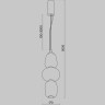 Подвесной светильник MAYTONI PATTERN MOD267PL-L28CH3K