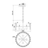 Подвесной светильник MAYTONI PUNTES MOD043PL-04CH