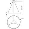 Подвесной светильник MAYTONI RIM MOD058PL-L42BSK