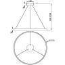 Подвесной светильник MAYTONI RIM MOD058PL-L54BK