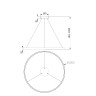 Подвесной светильник MAYTONI RIM MOD058PL-L54BS4K