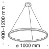 Подвесной светильник MAYTONI RIM MOD058PL-L54W4K