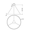 Подвесной светильник MAYTONI RIM MOD058PL-L65W3K