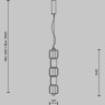 Подвесной светильник MAYTONI RITMO MOD381PL-L30CH3K