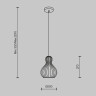 Подвесной светильник MAYTONI ROOTS MOD192PL-01W