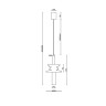 Подвесной светильник MAYTONI SOUND WAVE MOD255PL-01B2