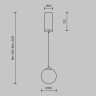 Подвесной светильник MAYTONI YORA MOD464PL-L5BSK
