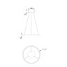 Подвесной светодиодный светильник MAYTONI RIM MOD058PL-L22W4K