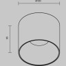 Потолочный светильник MAYTONI ALFA LED C064CL-01-15W4K-RD-WB