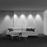 Потолочный светильник MAYTONI ALFA LED C064CL-12W3K-RD-WB
