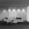 Потолочный светильник MAYTONI ALFA LED C064CL-5W3K-SQ-B