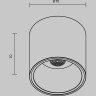 Потолочный светильник MAYTONI ALFA LED C064CL-L12B4K-D