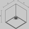 Потолочный светильник MAYTONI ALFA LED C065CL-L12W4K-D