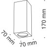 Потолочный светильник MAYTONI CONIK C006CW-01W