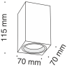 Потолочный светильник MAYTONI FOCUS C011CL-01B