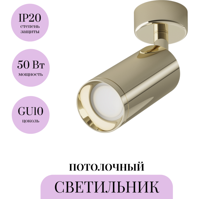 Потолочный светильник MAYTONI FOCUS C017CW-01G