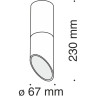 Потолочный светильник MAYTONI LIPARI C025CL-01B