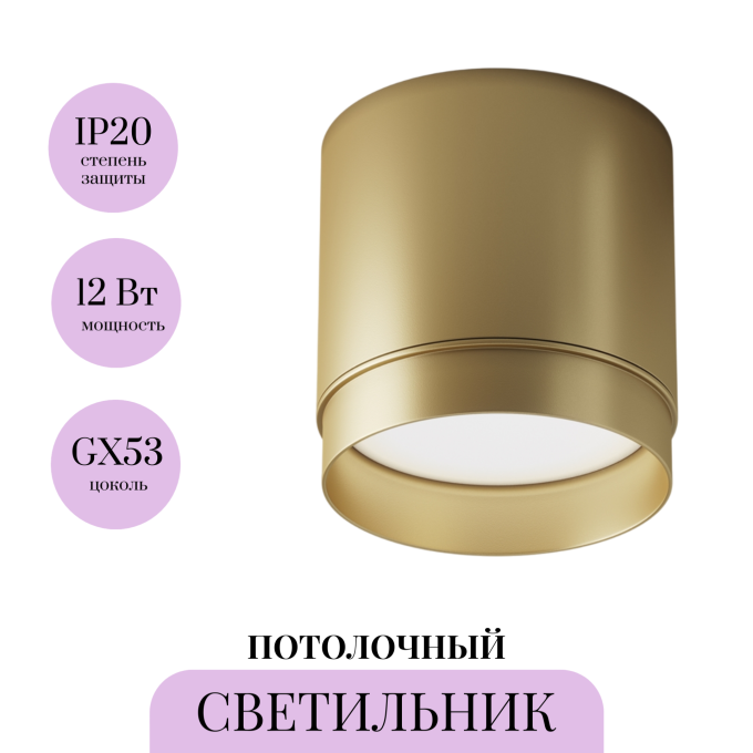 Потолочный светильник MAYTONI POLAR C088CL-GX53-MG