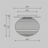 Потолочный светильник MAYTONI REELS MOD268CL-01G