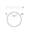 Потолочный светильник MAYTONI RIM MOD058CL-L25B3K