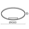 Потолочный светильник MAYTONI RIM MOD058CL-L65BS3K
