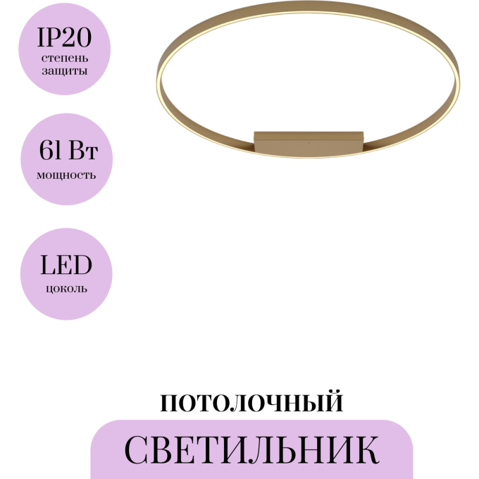 Потолочный светильник MAYTONI RIM MOD058CL-L65BS3K