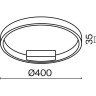Потолочный светильник MAYTONI RIM MOD058CL-L65WK