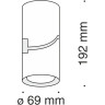 Потолочный светильник MAYTONI TUBE C019CW-01W