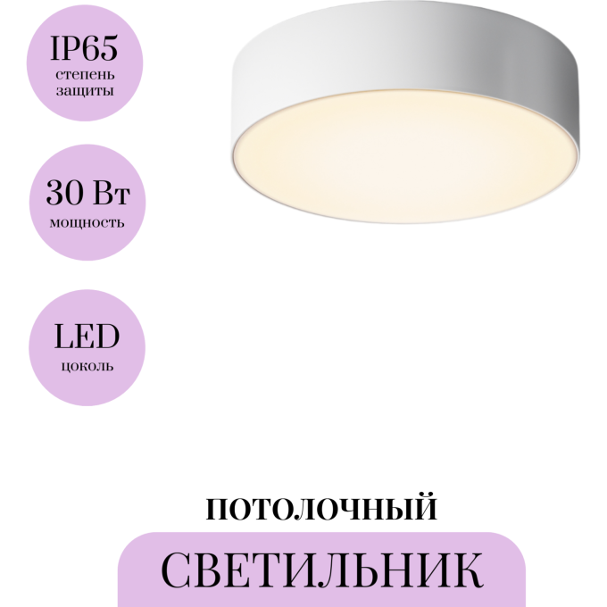 Потолочный светильник MAYTONI ZON IP O431CL-L30W4K