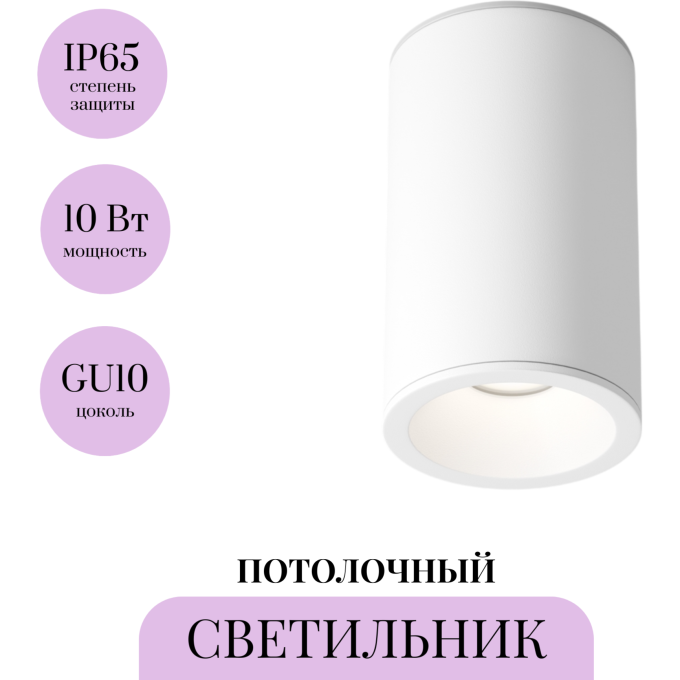 Потолочный светильник MAYTONI ZOOM C029CL-01-S-W
