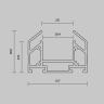 Профиль для монтажа MAYTONI EXILITY MINI TRAM034MP-212S