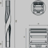Радиусный профиль MAYTONI TWIST ALM-3535R-B-T-180°-0.5M 35x35 180° черный