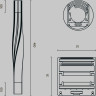 Радиусный профиль MAYTONI TWIST ALM-3535R-B-TR-90°-0.4M 35x35 правый черный