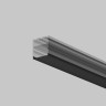 Рассеиватель для профиля 50×50 (Чёрный, 3 м), MAYTONI ALM-5050T-B-DF-3M 642049